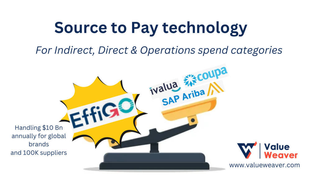 Effigo- replacement source to pay procurement suite for SAP Ariba, Coupa and iValua.